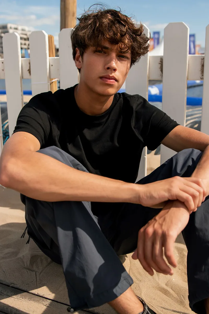 Liv — model on the THE NAME Management men board